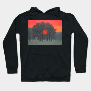 Rene Magritte The Moon Hoodie